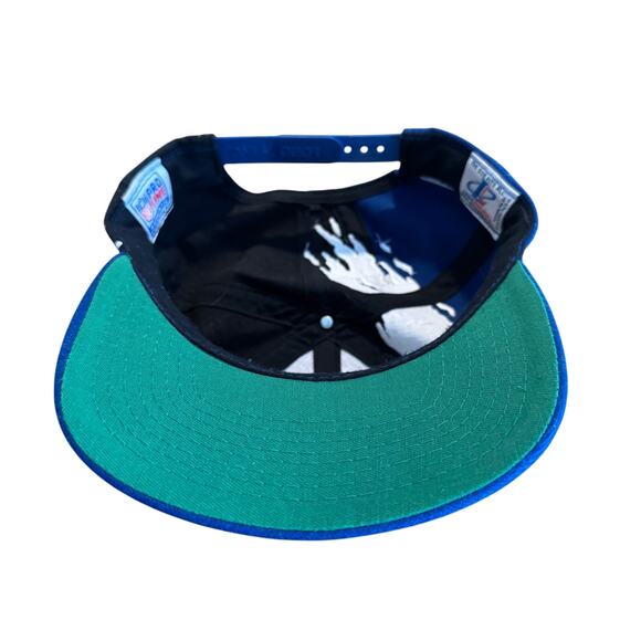 Vintage 90s Dallas Cowboys Hat Mens OS Blue NFL Pro Line Snapback Splash Logo - Picture 8 of 12